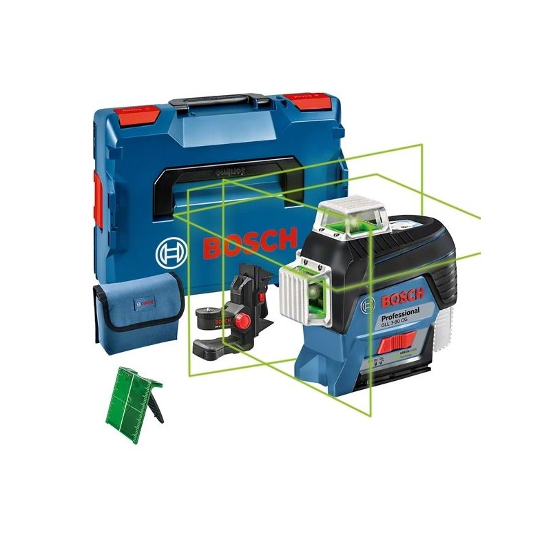 Kryžminis lazerinis nivelyras BOSCH GLL 3-80 CG